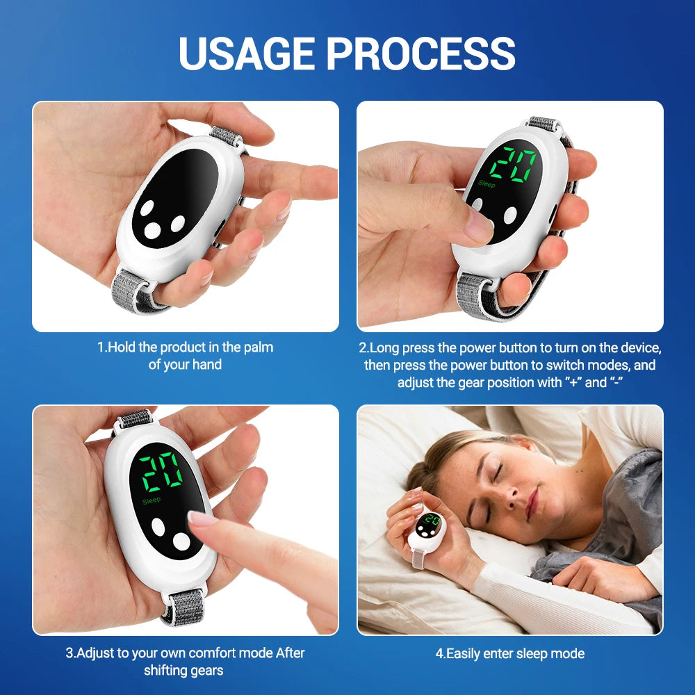 Hand Strap Sleep Aid Device Help Sleep Relieve Insomnia Instrument Pressure Relief Sleep Aid Night Relieve Anxiety Relaxation